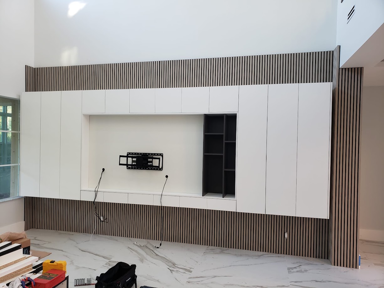 TV center finished project gallery