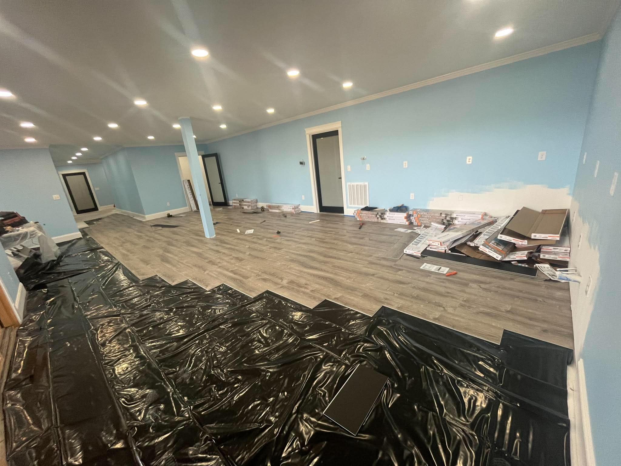 Vinyl floor finished project gallery